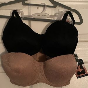 Laura Ashley 5-way convertible bras NWT